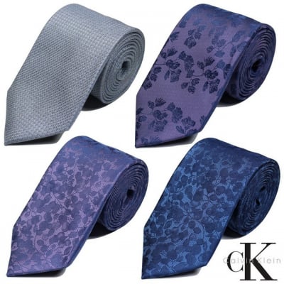 CALVIN KLEIN/カルバンクラインメンズネクタイパターンリーフ柄/送料無料【nt1111】