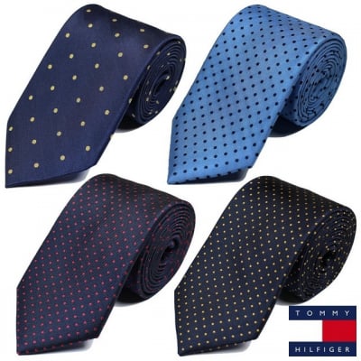 TOMMY HILFIGER/トミーヒルフィガーメンズネクタイドット/送料無料【nt1122】