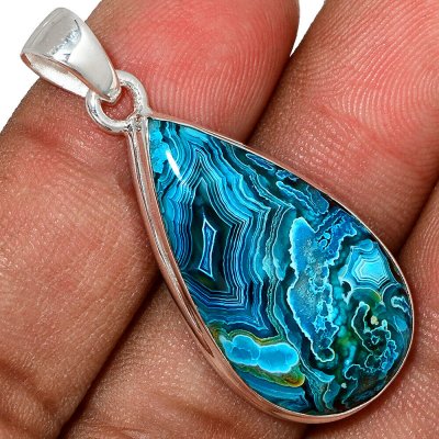 メキシカンラグナレースアゲートペンダント シルバー925 【3%ポイント還元】