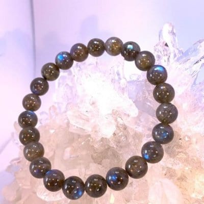 ラブラドライトブレスレット 8mm【3%ポイント還元】