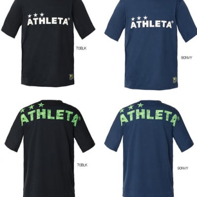 レジスタサッカーメッシュTシャツ(半袖)(ジュニアサイズ:140/150/160)(カラー:ブラック/ ネイビー)