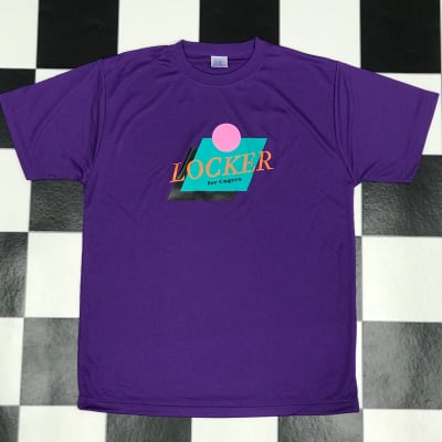 LOCKER 80s LOGO TEE Purple(DRY)