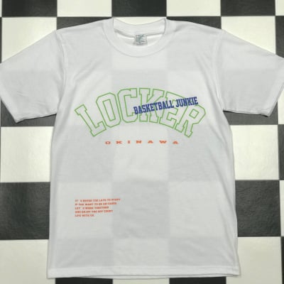 LOCKER NEON LOGO TEE WHITE【SALE】