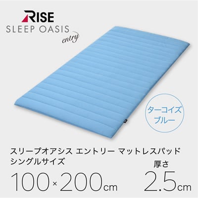 RISE スリープオアシス エントリー 2.5cm セミダブル