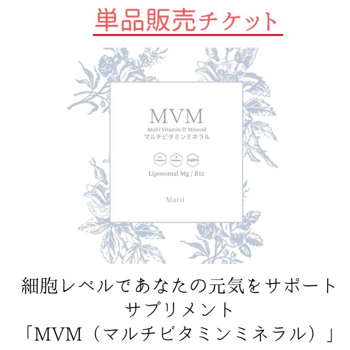 天然型マルチビタミン（ミネラル）で病気はどんどんよくなる 細胞から身体を元気に！MVM（マルチビタミンミネラル