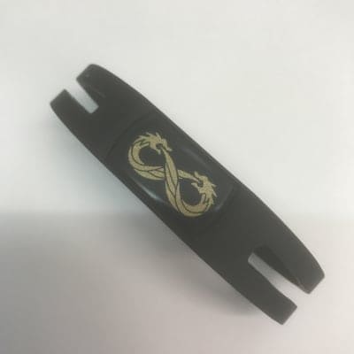 【黒 Mサイズ内径18cm】【数量限定 ドラゴン(竜)ブレスレット】簡単・安全・安心・健康サポート&転倒予防‼ 腕につけるだけで、ポケットに入れるだけで無限大のバランスパワー パワー粒子パウダー500mg含有のウルトラハイパワー仕様。
