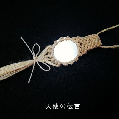 三種の神器シリーズ*鏡と精麻のペンダント|天使の伝言∞貴方だけのART&アクセサリー
