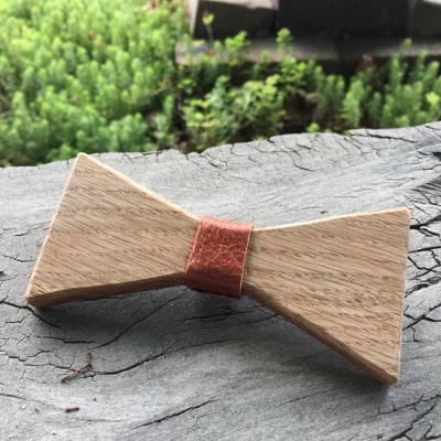 wood bow tie 木のリボンタイ(L)