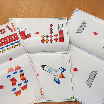 具体物から幾何学模様までつくれるぱちぱちLaQテキスト【基本】（3冊セット）
