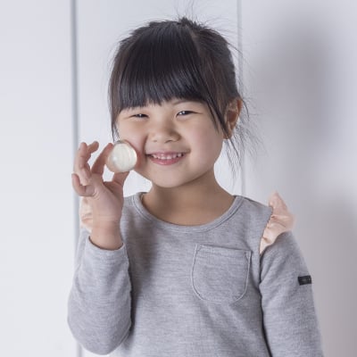【プルプル丸くてかわいい、小さな石けん】白美の雫 洗顔石鹸(30g)※泡立てネット付き