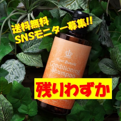 ご好評につき追加!送料無料【10名限定モニターキャンペーン】お得に始めるアーユルヴェーダシャンプーアーユルボーテ・コンディショニングシャンプー
