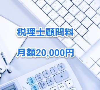 税理士顧問料月額20,000円（法人用）