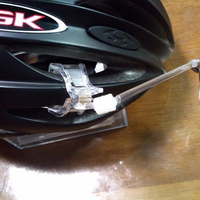 【振込み専用】クリップ式 自転車ヘルメット用 バックミラー 自転車安全利用のために