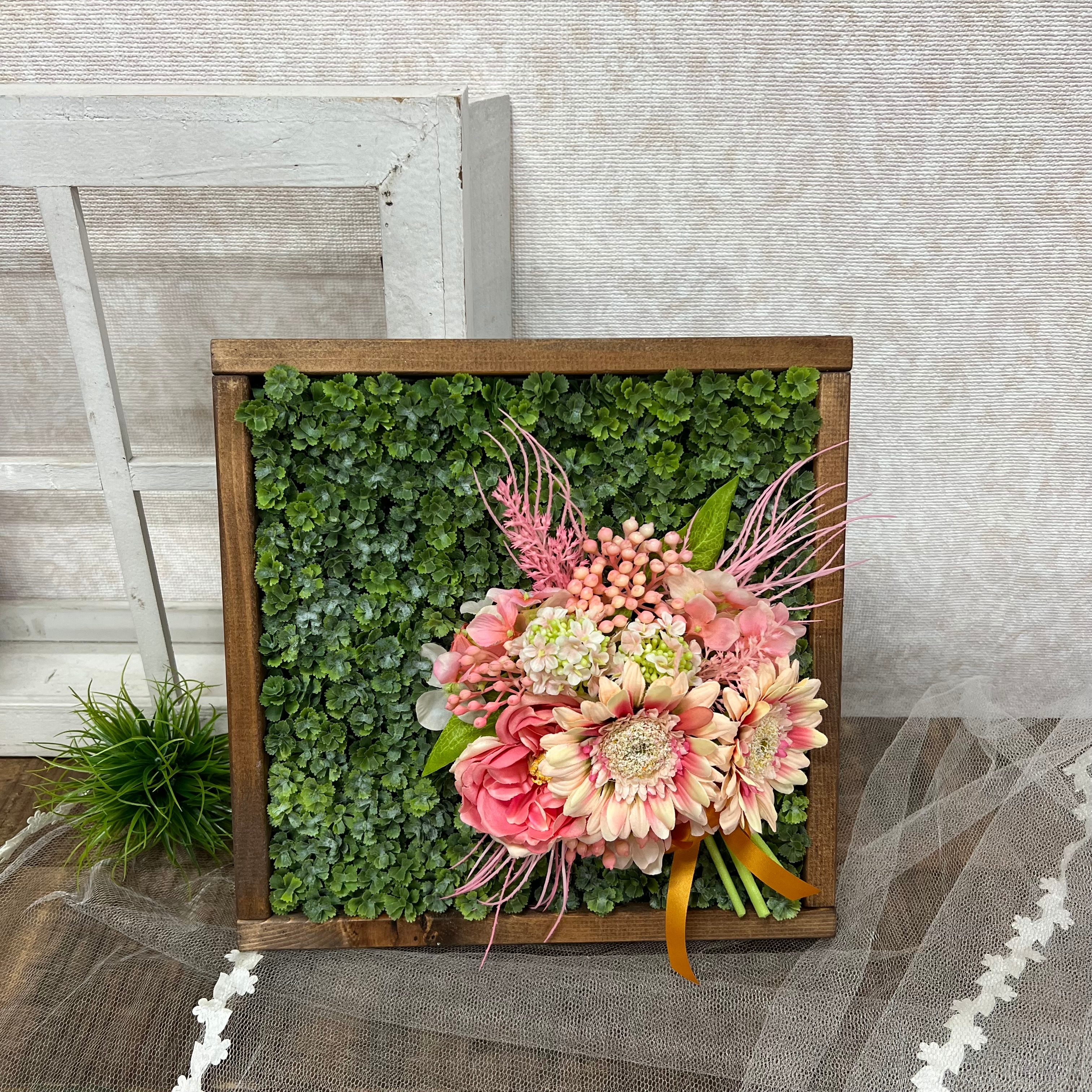 造花　壁掛けブーケタイプ 造花 壁掛けブーケタイプ