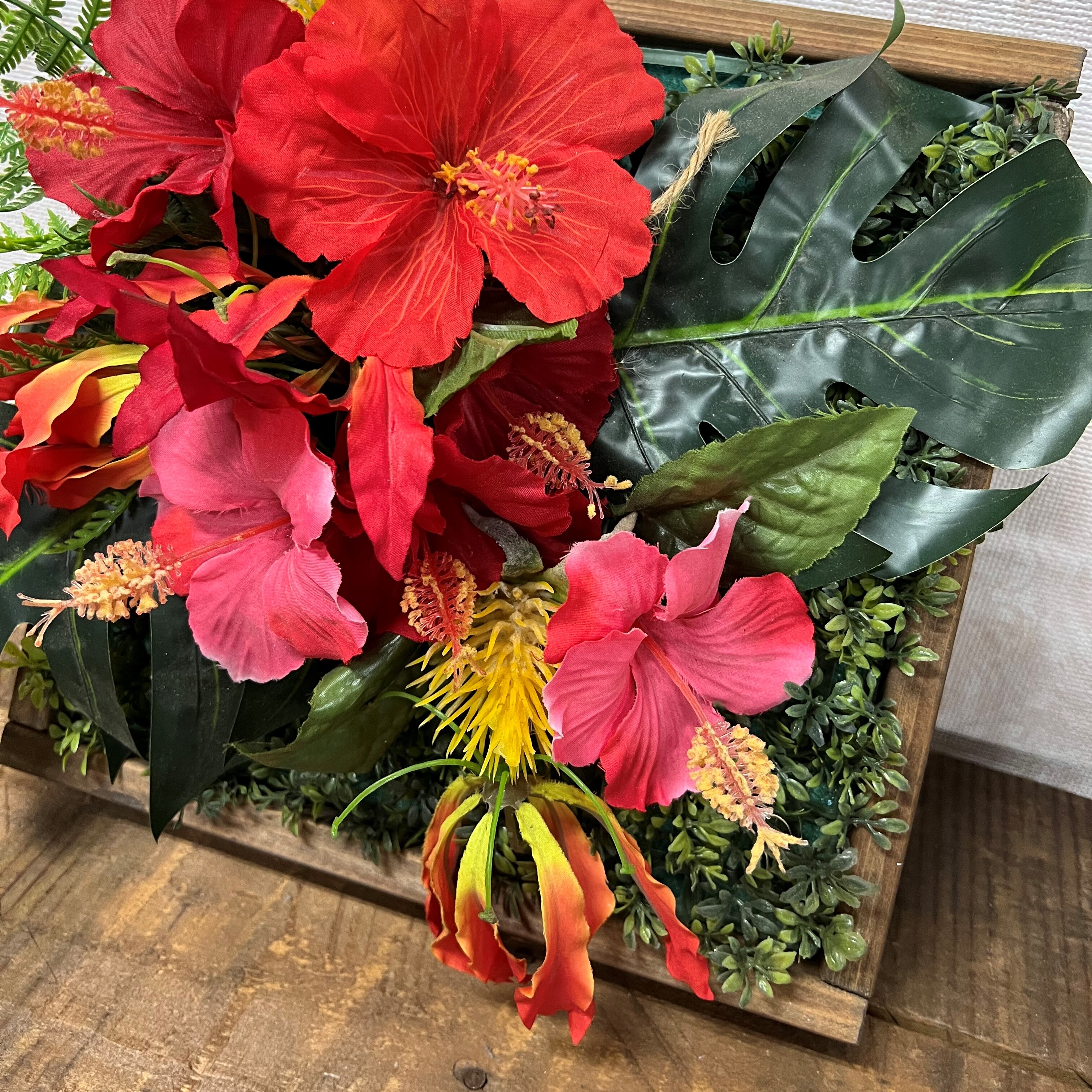 終値【新品】ハワイアン雑貨インテリア インテリアフラワーマウナロア