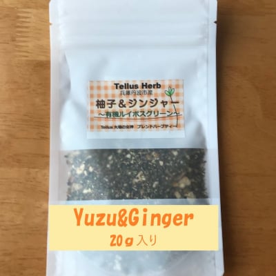 【おいしく温活】ゆず&ジンジャーブレンドハーブティー/20g/テルスハーブオリジナル