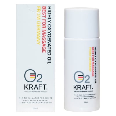 【通販】オーツークラフト(O2 KRAFT) ボディ用高濃度酸素オイル 30ml 酸素の力で身体が変わる! 西予市おかだ整骨院イチオシ商品!