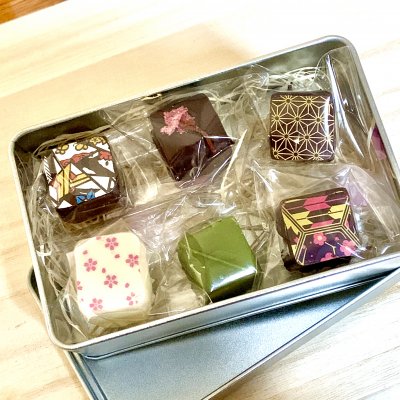 【季菓貴kikaki特製 東京キモノショー限定発売予定だったボンボンショコラ6個セット】