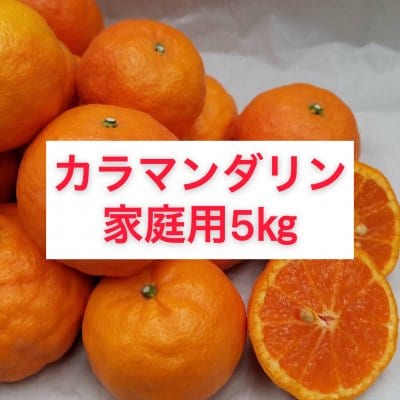 カラマンダリン〜家庭用訳あり階級混合（２S〜３L）5㎏〜【送料無料】北海道・沖縄別途