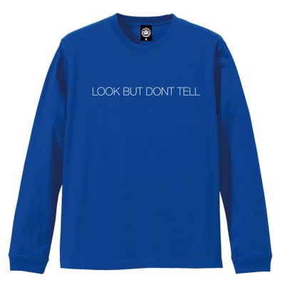 DON'T TELL TEE ロイヤルブルー Mサイズ