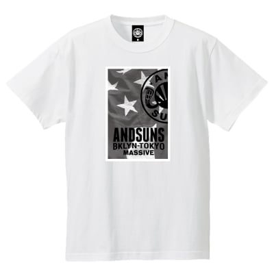 MASSIVE SUNS TEE ホワイト M・L・XLサイズ