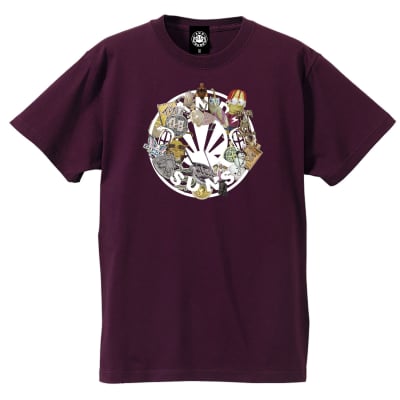 ICE TOP TEE マッドパープル XLサイズ
