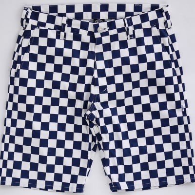 CHECKER SUNS SHORTS ネイビー Lサイズ