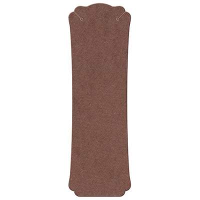 【単価27円】ネックレス専用台紙 ブラウン L (No.19-2671)