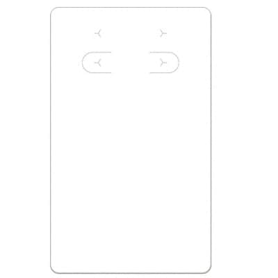【単価21円】ピアス・イヤリング専用台紙 ホワイト 名刺サイズ (No.19-2402)