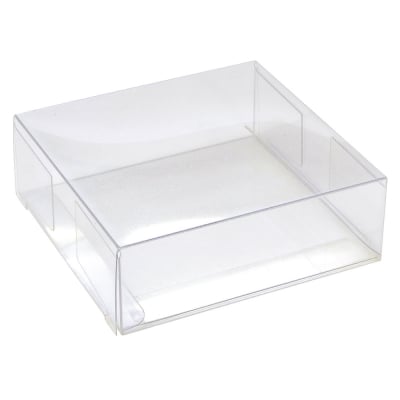 【単価80円】ディスプレイ用透明ボックス 72×72×25 10枚入(No.50-652)
