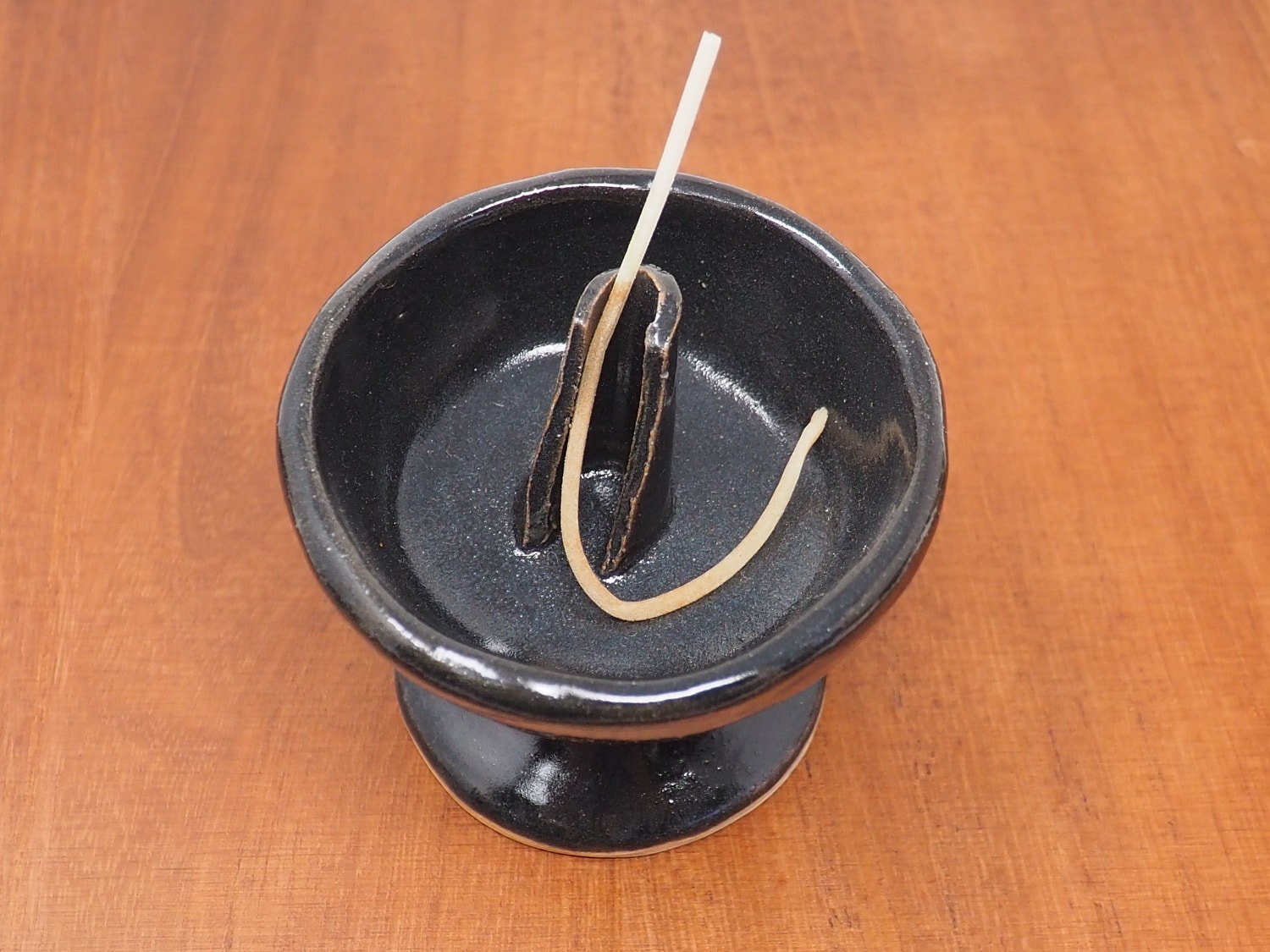 骨董 たんころ 灯火器 灯り 木製台 陶器 いろいろ 木箱 - メルカリ