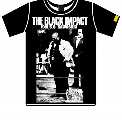 ハードコアチョコレート アブドーラ・ザ・ブッチャー/KAWASAKI NIGHT(IWGPブラック)Tシャツ