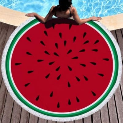 ♡スイカビーチマット♡ 夏*ヨガマット*旅行*インテリア*ハワイアン*アウトドア