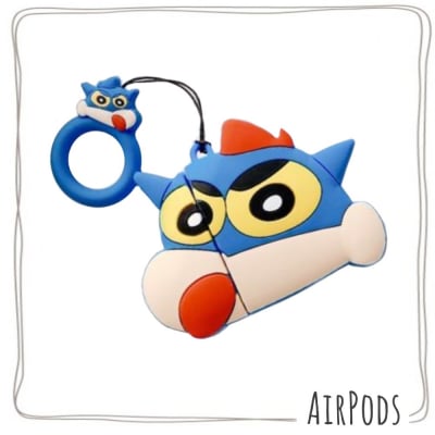 【ツクツク通販★送料無料】AirPods/ケース/カバー/第1世代・第2世代対応/くれよんしんちゃん/アクション仮面/全面保護/防水/防塵/キャラクター/シリコン