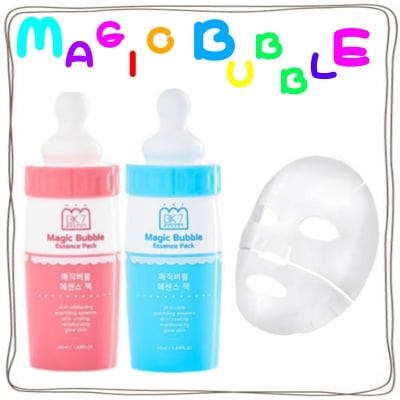 【ツクツク通販★送料無料】マジックバブルエッセンスパック/1+1+フェイスマスク1枚プレゼント/洗い流さなくてもいい炭酸パック/炭酸パック/バブルパック/マジバブ