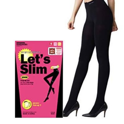 レディース Let's Slim レッツスリム 最大-5cm 美脚タイツ 着圧レギンス 履くだけでモデルのような美脚に 韓国で大ヒット