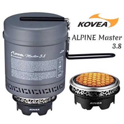 KOVEA コベア アルパインマスター 【ALPINE Master3.8】 コッヘル 容器 鍋 アウトドア 調理器具 バーベキュー メスティン キャンプ 釣り 登山 トレッキング 収納ケース 収納バッグ 大容量 キャンプ BBQ 多機能