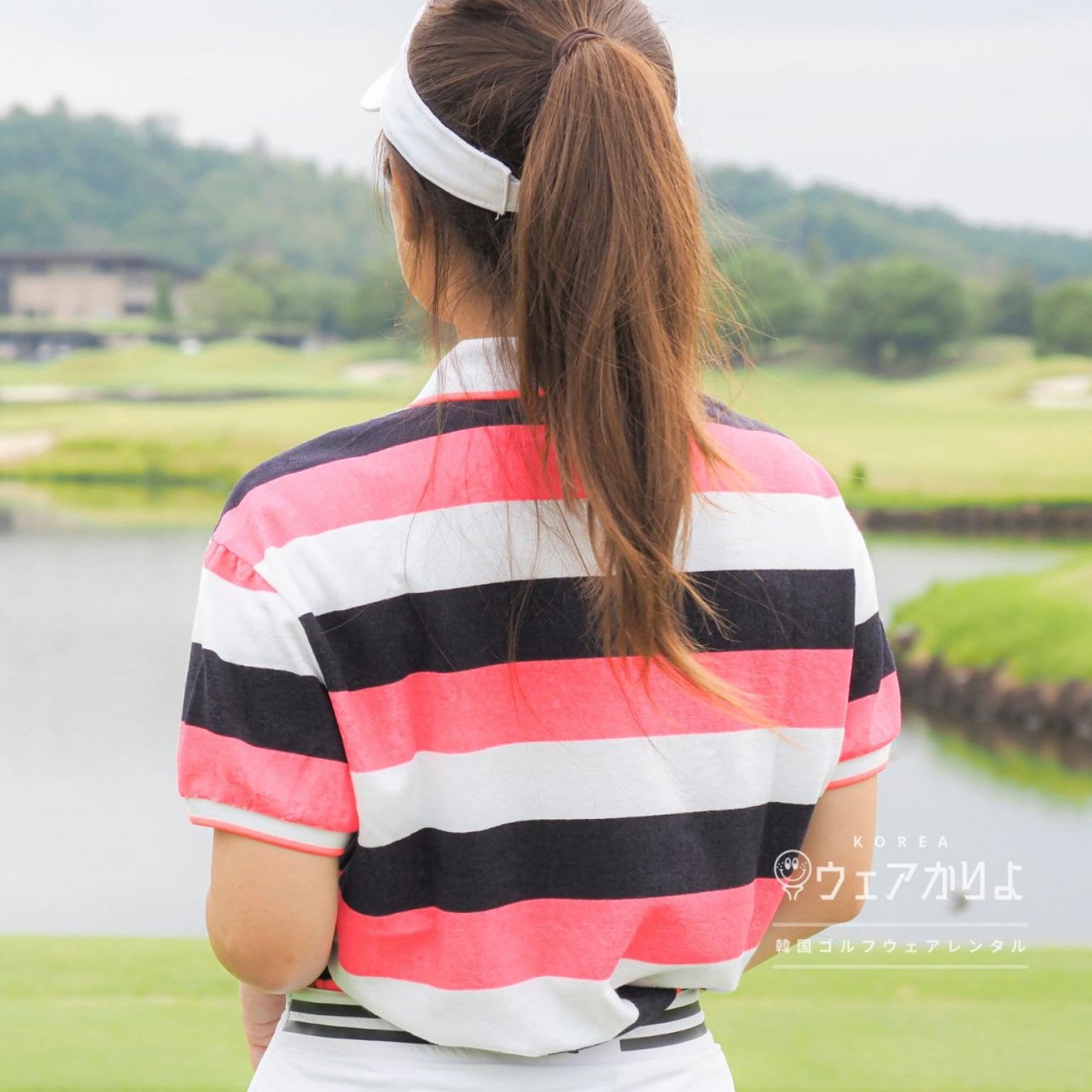 WAAC ワック 半袖　ポロシャツ　韓国ゴルフ