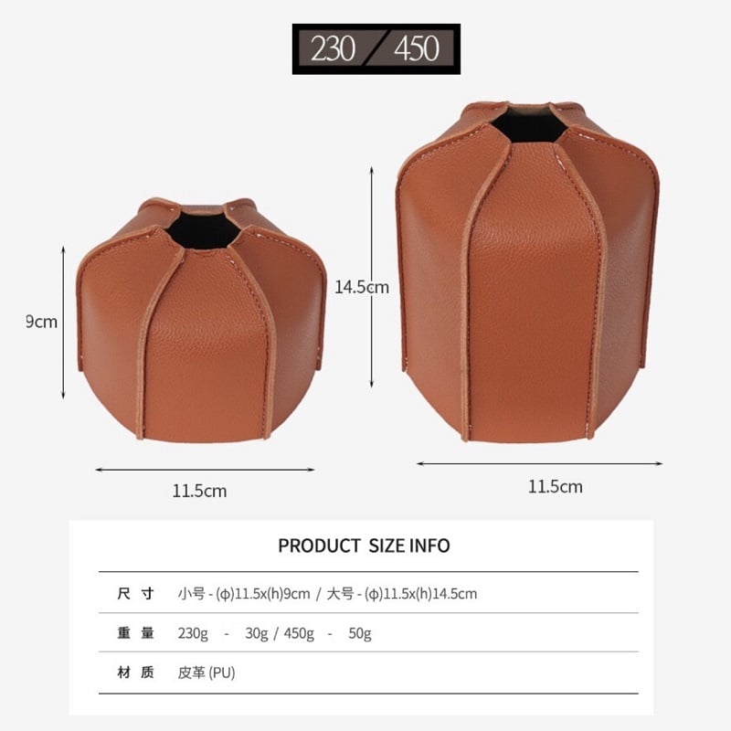 OD缶 カバー レザー 革 ガス缶カバー 230/250g 450/470g サイズ