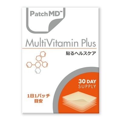 《日本公式代理店》【送料無料】1日分のビタミン&ミネラルがこれ一枚で!『Patch MD パッチMD 貼るヘルスケア』