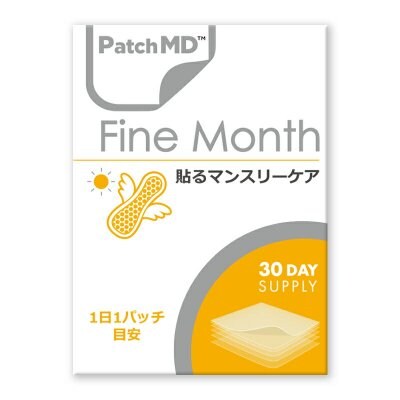 《日本公式代理店》【送料無料】月経周期を整え、苦痛なPMS (月経前症候群)『Patch MD パッチMD 貼るマンスリーケア』