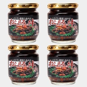 【送料無料】豪華絢爛!ご飯のお供 納豆レストラン渾身の創作料理『松阪牛納豆(まつさかうし なっとう) 』4個セット!!