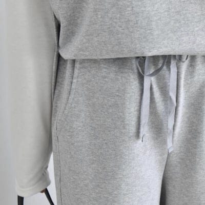 お洒落パンツ スエットパンツ セットアップの仲間入り グレー