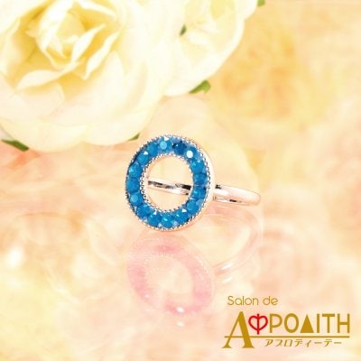 ☆スワロフスキー社製ストーン仕様☆ミル付き セルクルリング(10号〜13号対応)【ポイント3%還元♪】