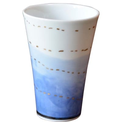 オリジナルデザイン カップ 1点もの ビアカップ 陶器 19010-B