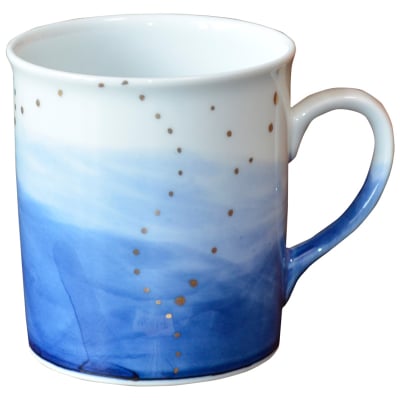 オリジナルデザイン マグカップ 1点もの コーヒーカップ 陶器 19051-F
