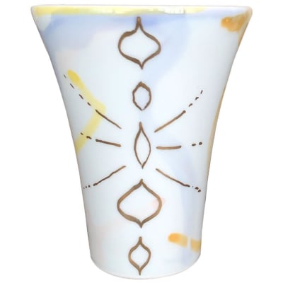 オリジナルデザイン カップ 1点もの ビアカップ 陶器 19055-C