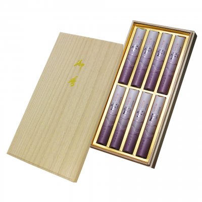 ご進物用|ルビー宝 桐箱 短寸8入|約13.5cm/ご先祖様や故人に真心伝える香りのお供えに【送料一律520円】