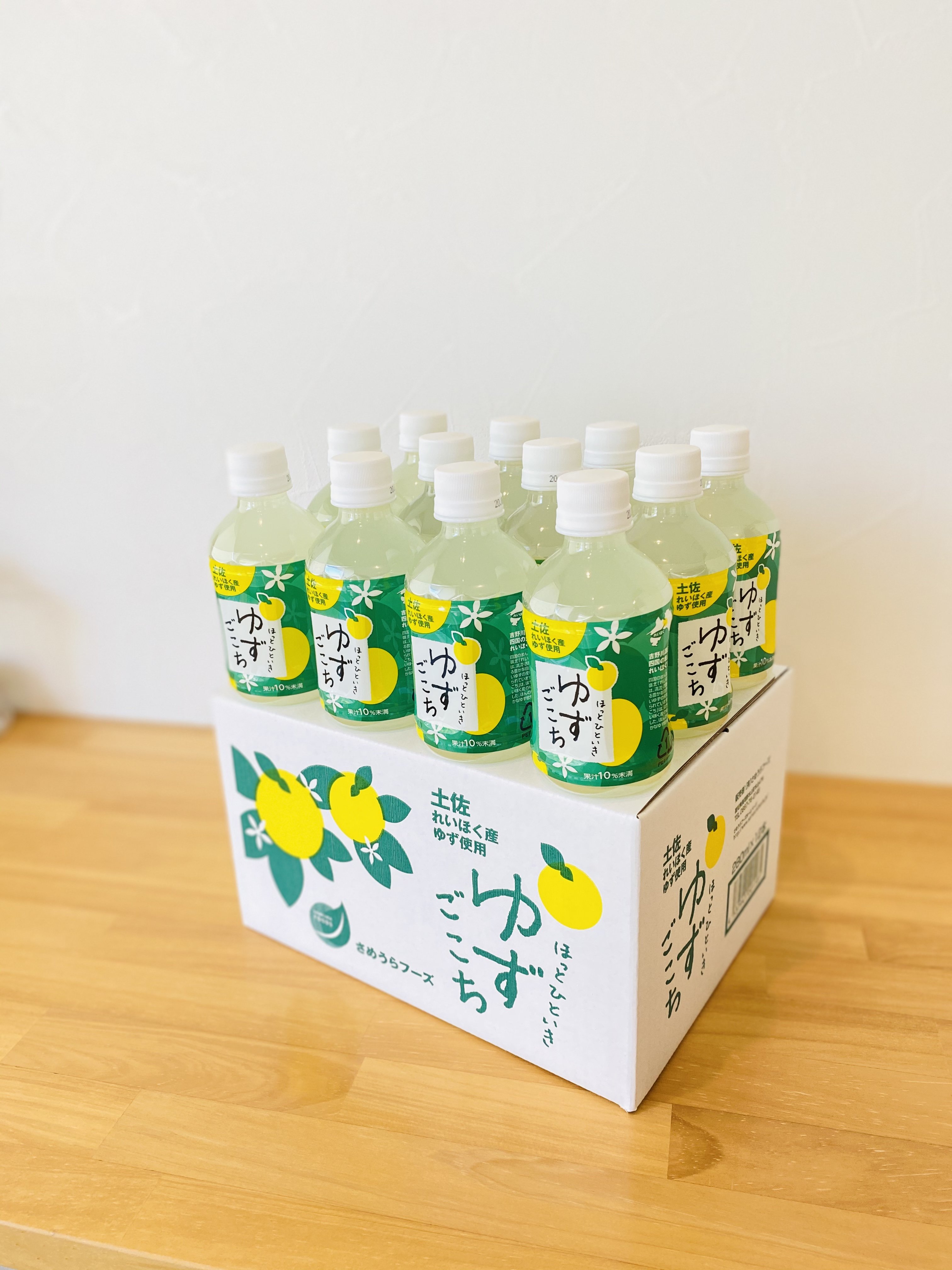 ほっとひといきゆずごこち 12本入り 箱 高知県産ゆず使用