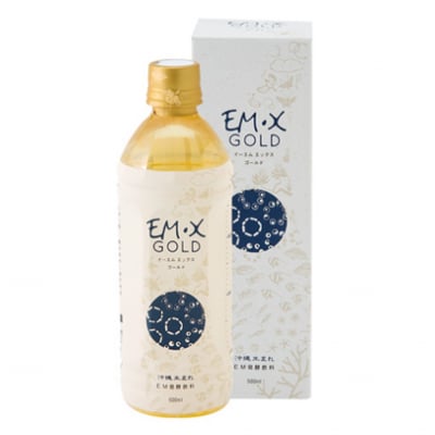 【善玉菌がつくる新しいカタチの「発酵飲料」】EM・X GOLD 500ml
